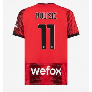 AC Milan Christian Pulisic #11 Hemmatröja 2023-24 Kortärmad